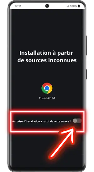 l'application sur votre appareil